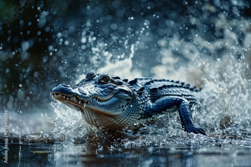 Large Crocodile open mouth isolated on white background. Clipping path. Large Crocodile open mouth isolated on white background. Clipping path. A Nile Crocodile  the bigger predator of the Nile River.