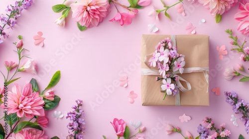 Celebrate special occasions like Mother s Day Women s Day Valentine s Day or birthdays against a dreamy pastel candy colored backdrop This delightful floral flat lay greeting card showcases © 2rogan