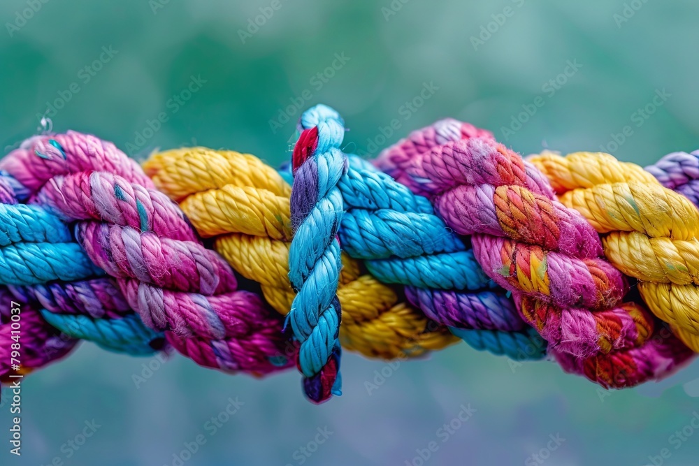 Vibrant Rope Weave: Colorful Cooperation in Human Relationships Vibrant Rope Weave: Colorful Cooperation in Human Relationships
