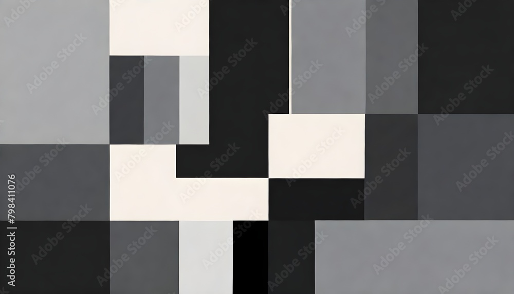 Minimalistic Monochrome Artwork Illustration Digital Painting Abstract Background Design