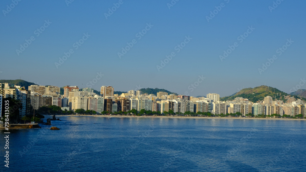 Panoramic view of Icaraí, neighborhood of the city of Niterói, Rio de Janeiro, Brazil
