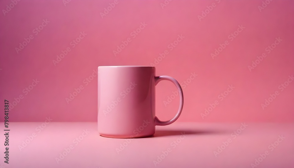 Mug Mockup Coffee Tea Cup Digital Painting Isolated Illustration Background Drink Design