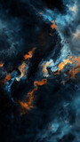 Cosmic Blaze Abstract Artwork [9:16]