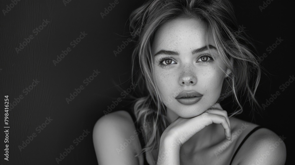 Studio shooting, portraits of young women Studio shooting, portraits of young women