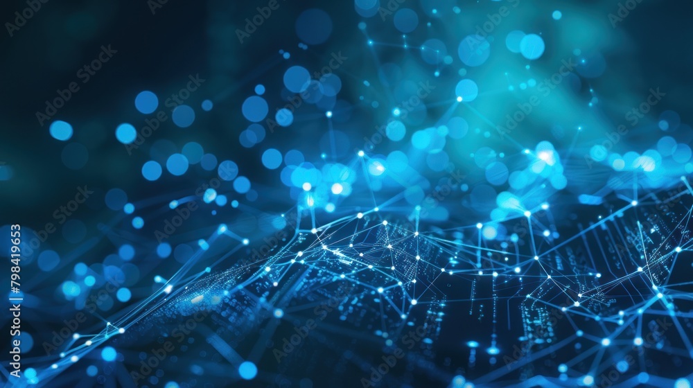 Abstract Artificial Intelligence Technology Cyberspace Concept web background Abstract Artificial Intelligence Technology Cyberspace Concept web background