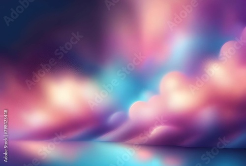 Abstract gradient rainbow spectrum background, dreamy, cloudy motion texture, northern lights, soft and smooth bubbly concept, fantasy wallpaper photo