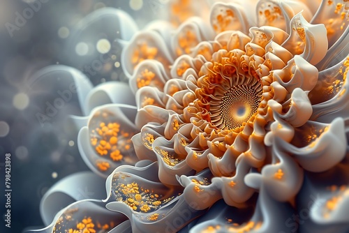 fractal flower background
