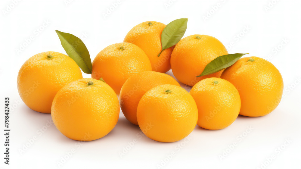 Orange Fruit isolated on white background Orange Fruit isolated on white background