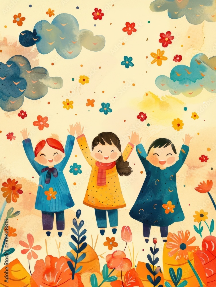 6.1 Children's Day Illustration 6.1 Children's Day Illustration