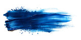 Blue paint brush strokes in watercolor, perfect for artistic and design projects.