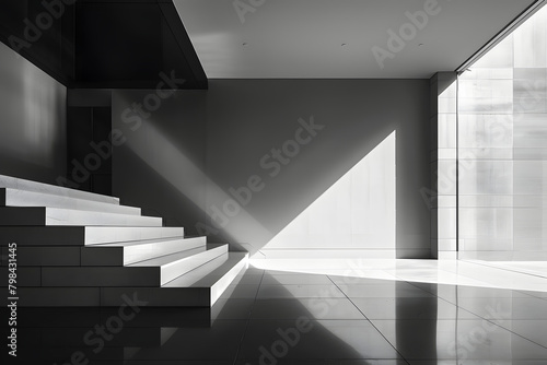 Light & Shadow Urban building, Black & White