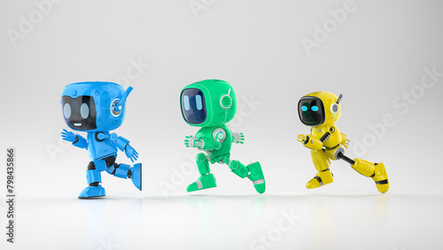 Personal assistant ai robots run in competition