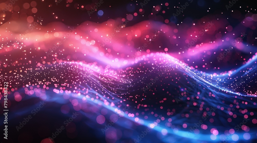 A colorful, swirling pattern of dots and lines A colorful, swirling pattern of dots and lines