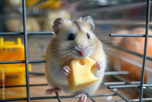 hamster in a cage