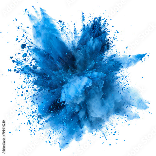 Colorful Explosive Effects, THE COLORED POWDERS EXPLODED-PNG Vector Artwork.