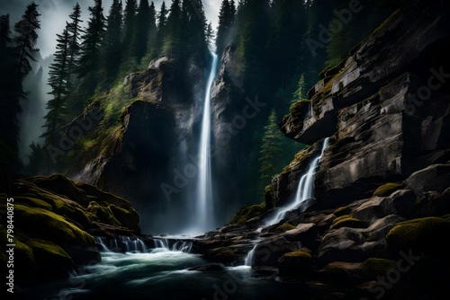 waterfall in the forest