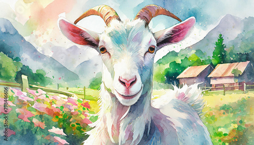 goat illustration photo