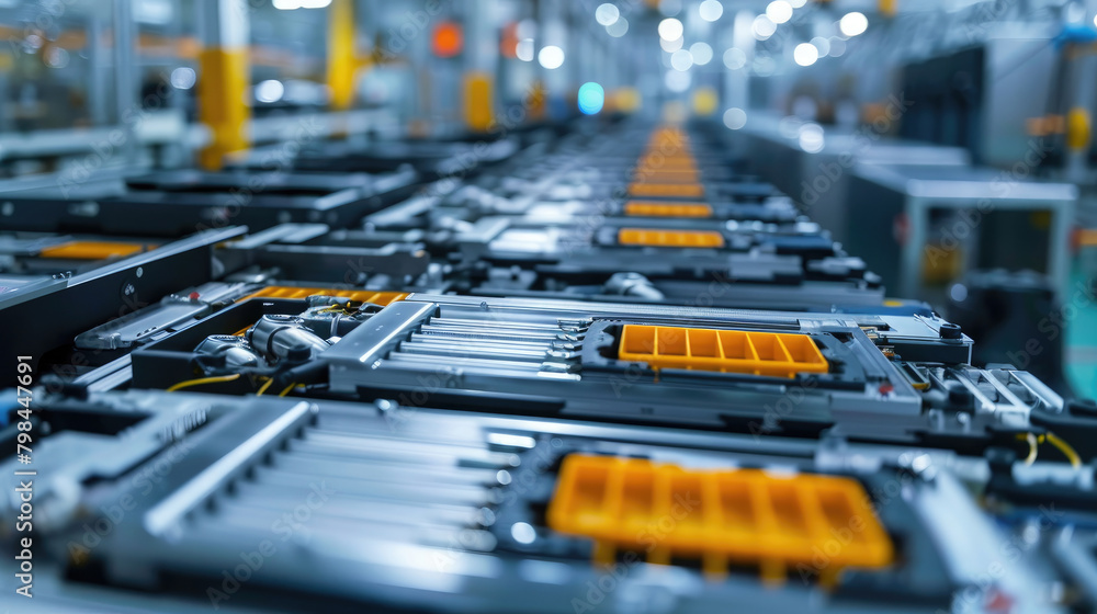 Automated Assembly Line for Electric Vehicle Battery Cells in Mass Production Automated Assembly Line for Electric Vehicle Battery Cells in Mass Production