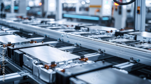 Automated Assembly Line for Electric Vehicle Battery Cells in Mass Production