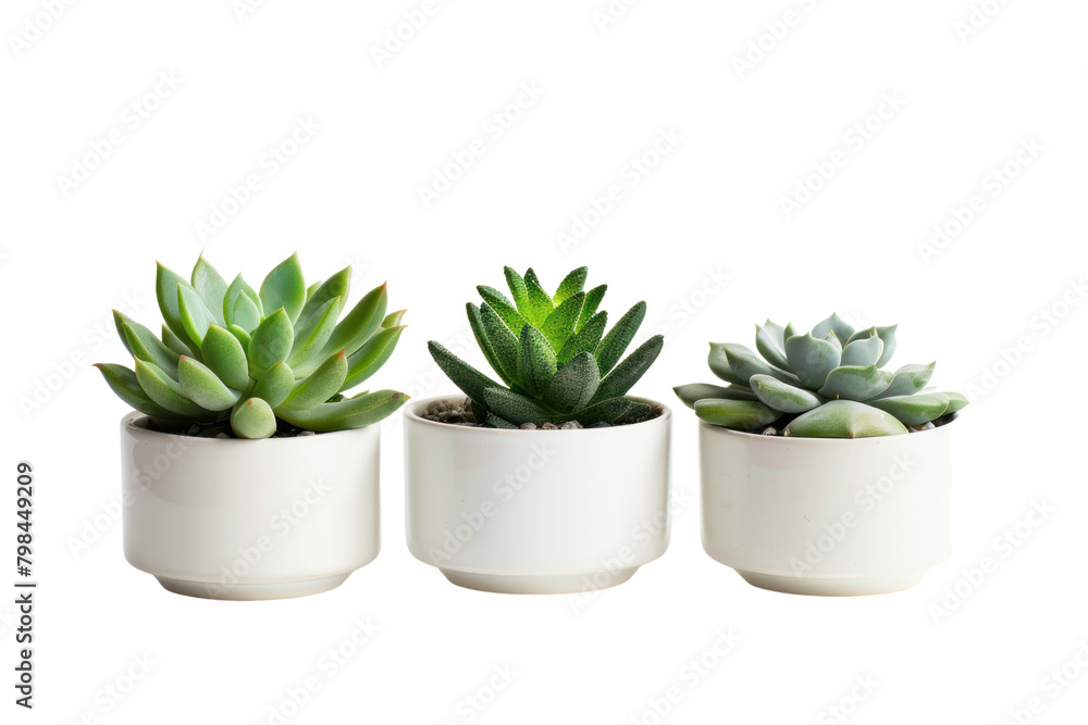 A whimsical arrangement of succulents and cacti in quirky animal-shaped planters. ,Isolated on white background A whimsical arrangement of succulents and cacti in quirky animal-shaped planters. ,Isolated on white background