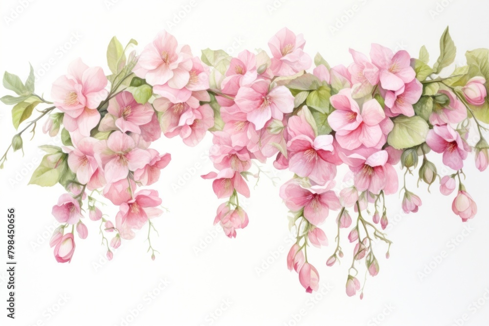 Garland flower blossom plant petal. Garland flower blossom plant petal.