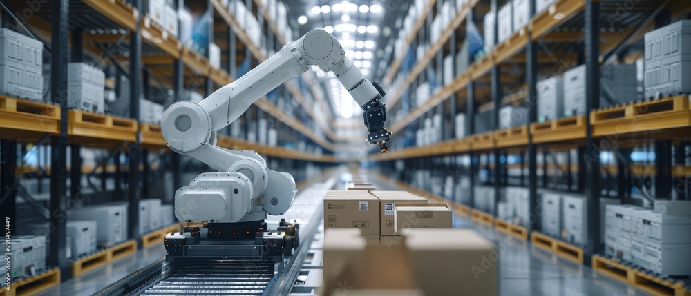 The future is here. Introducing the new robotic arm for your warehouse.
