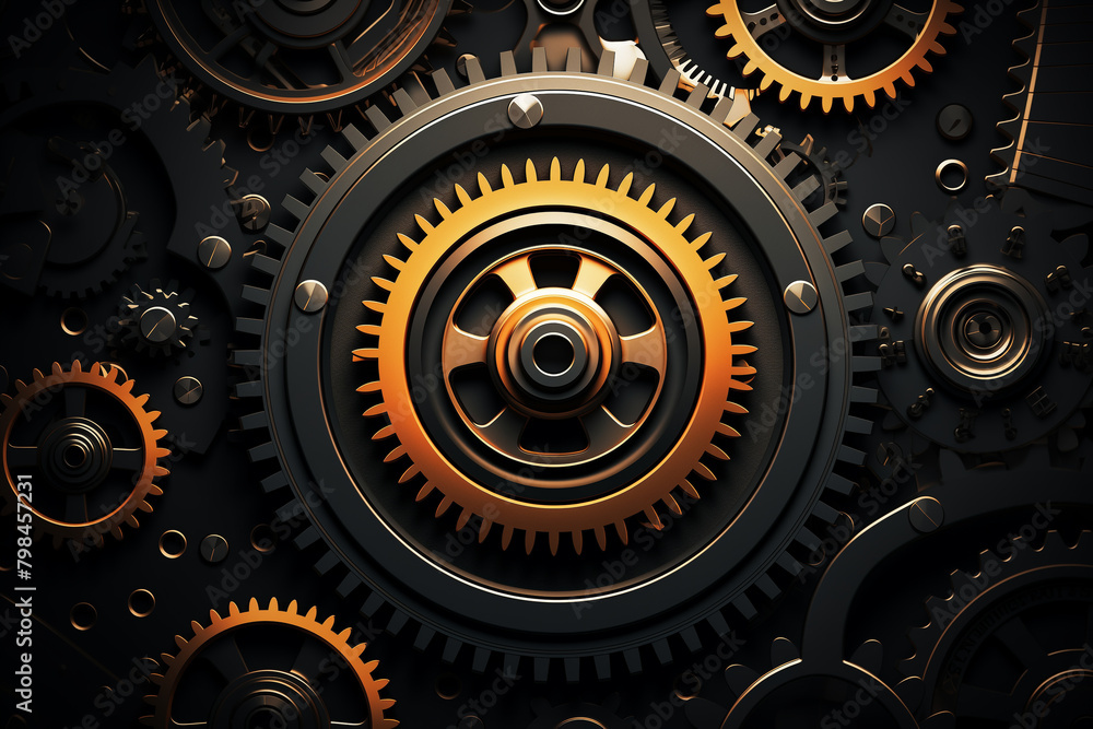 Abstract gear wheel mechanism background, machine and engineering tool equipment technology Abstract gear wheel mechanism background, machine and engineering tool equipment technology