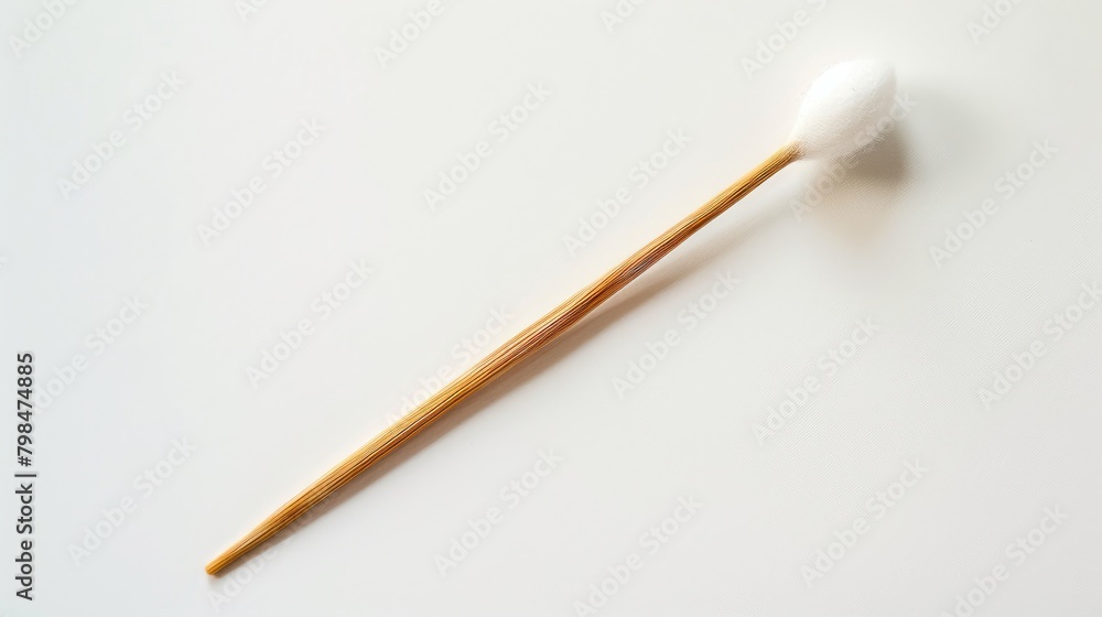 Cotton swab on a white background Cotton swab on a white background