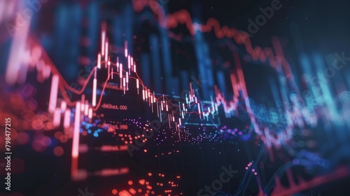 Skyrocketing Stocks A dynamic graph showing stocks soaring upwards, symbolizing rapid investment growth Ideal for financial reports or investment firm advertisements hyper realistic  photo