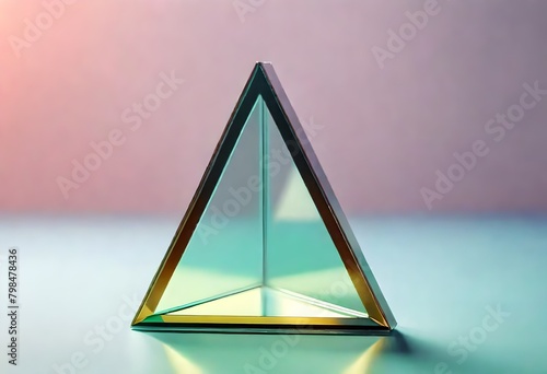 prism background, prism on the diffused color background 