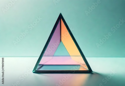 triangle background, background with triangle colorful fusion of the triangle and the background 