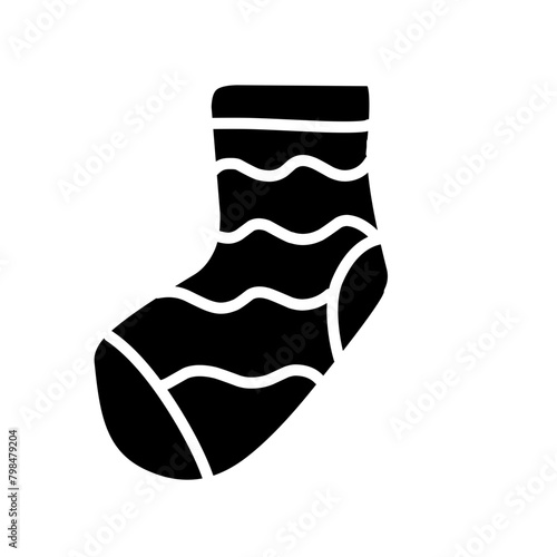socking silhouette icon 