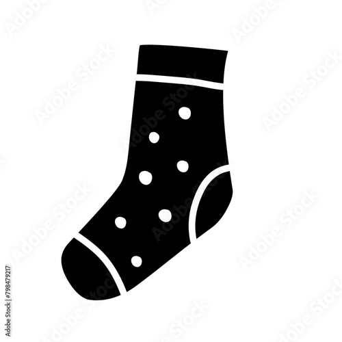 socking silhouette icon 