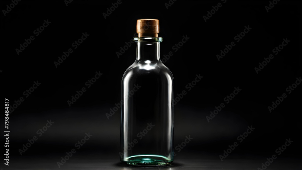 Modern Packaging Presentation: Empty Glass Bottle Design Modern Packaging Presentation: Empty Glass Bottle Design