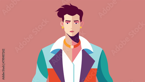 With playful layers and unexpected textures a man embraces genderfluid fashion by mixing traditionally masculine and feminine pieces in an eyecatching.