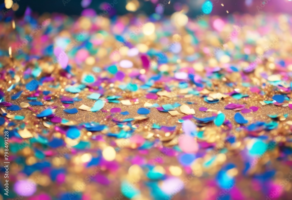 'Sparkles Confetti Party blue ribbon sparkle celebration teal pastel colourful colours holiday background craft scrapbook card festive greeting season wallpaper decoration decorative art'