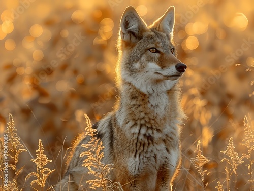 Stunning Wildlife: Coyote in Natural Surroundings