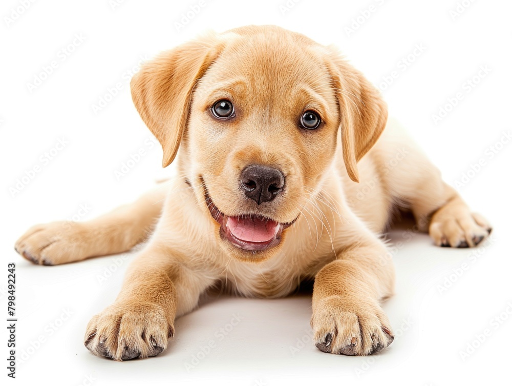 A small dog with a white background A small dog with a white background