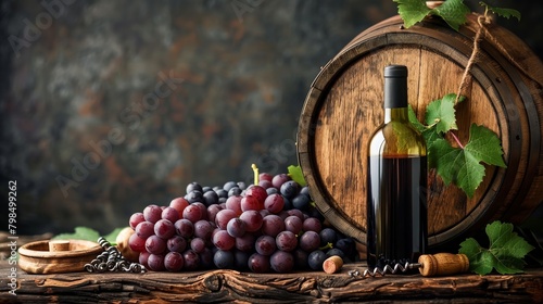 An attractive oak barrel maturing classic wine