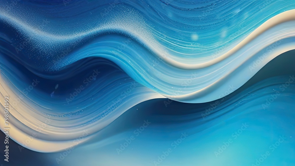 Fototapeta premium abstract blue wave background
