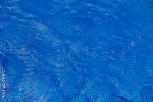 The surface of water is blue with ripples. water