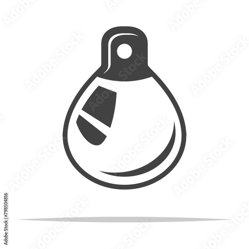 Marker buoy float icon transparent vector isolated