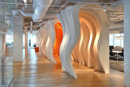 Abstract Office Spaces: Leading the Way in Innovation and Trendy Designs