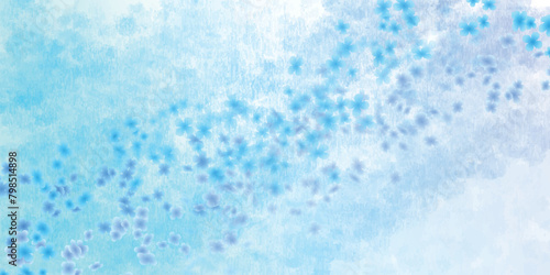 アジサイ　梅雨　花　背景	