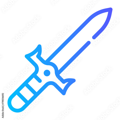 dagger gradient icon