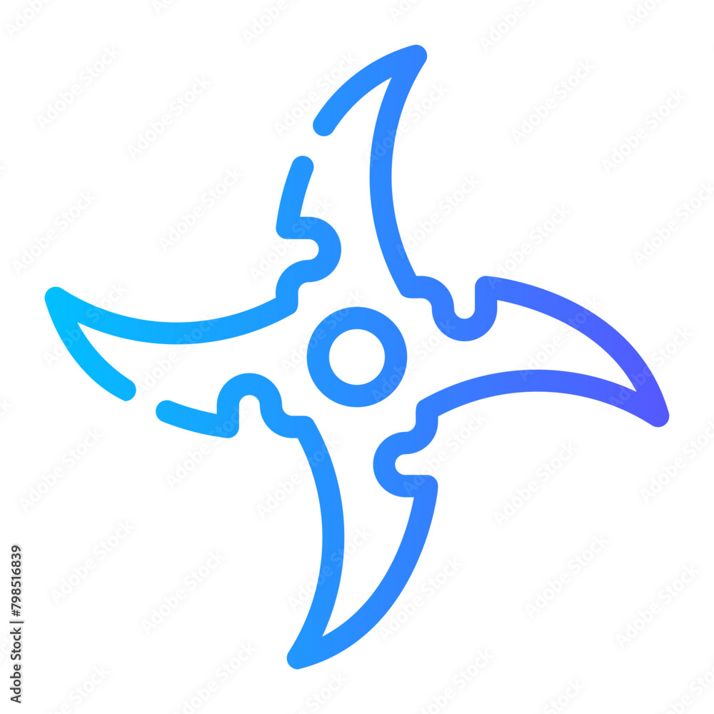 shuriken gradient icon shuriken gradient icon