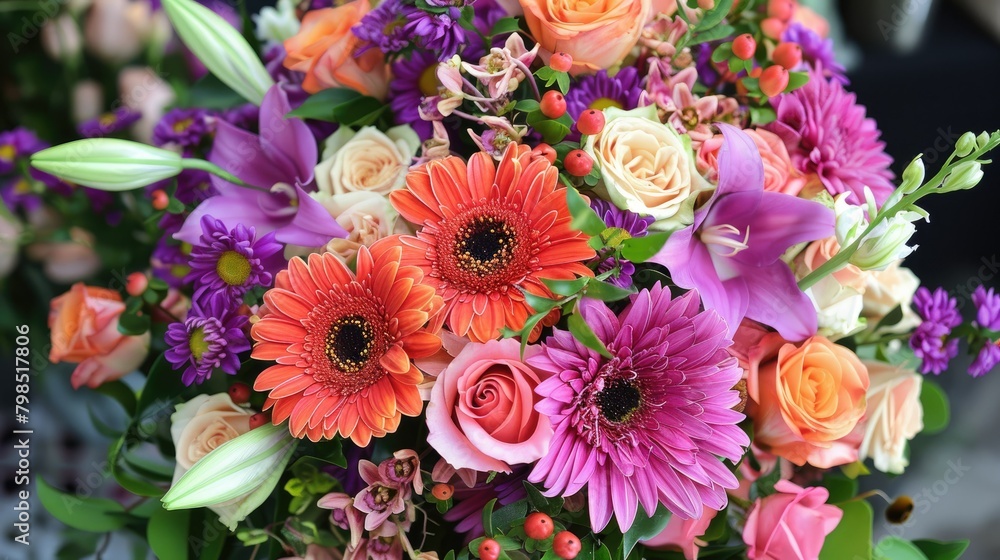 Celebrate Mother s Day with a stunning and vibrant bouquet of colorful flowers for your mom Celebrate Mother s Day with a stunning and vibrant bouquet of colorful flowers for your mom