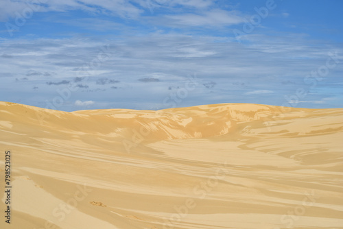 walk across the dunes to Tin City