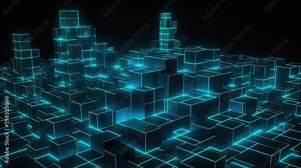 Abstract neon light background, Generative AI Abstract neon light background, Generative AI