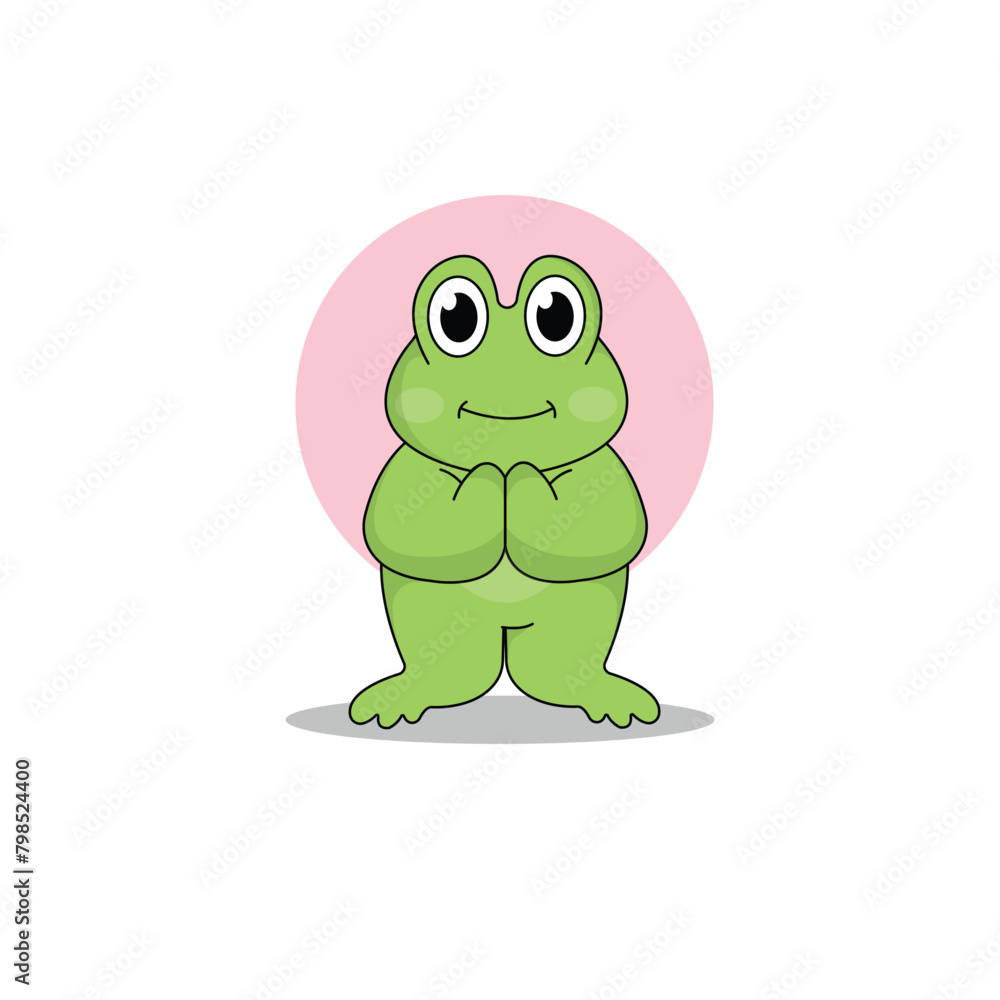 cute frog cartoon vector icon illustration.animal icon illustration. flat style concept cute cute frog cartoon vector icon illustration.animal icon illustration. flat style concept cute